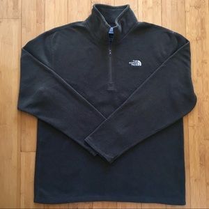 North Face Mens Fleece 1/4 Zip Pullover Sweater